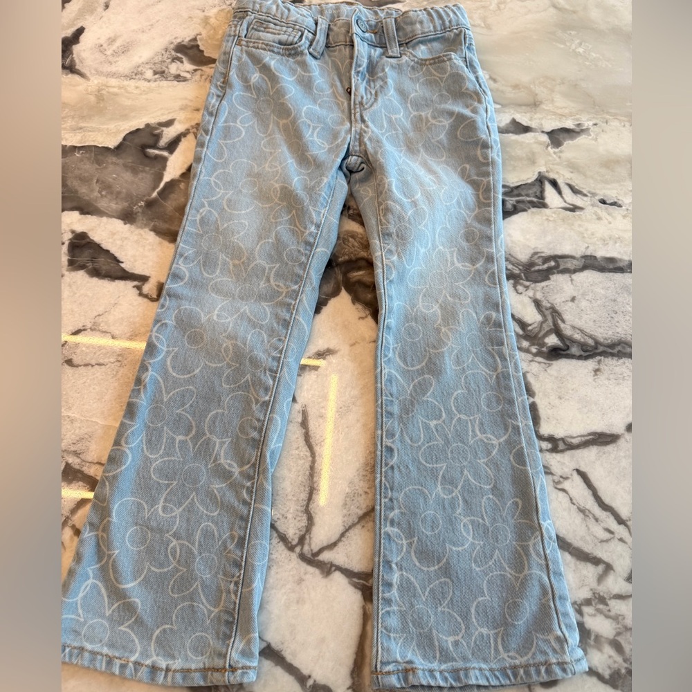 Old Navy Printed High-Waisted Flare-Leg Jeans for Girls